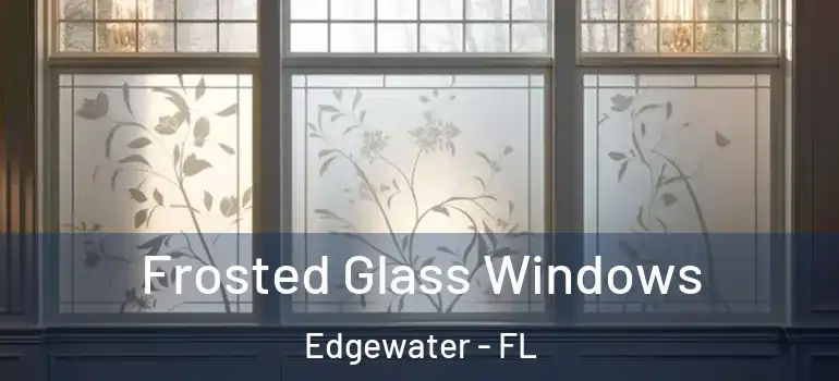 Frosted Glass Windows Edgewater - FL