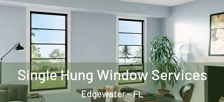 Single Hung Window Services Edgewater - FL