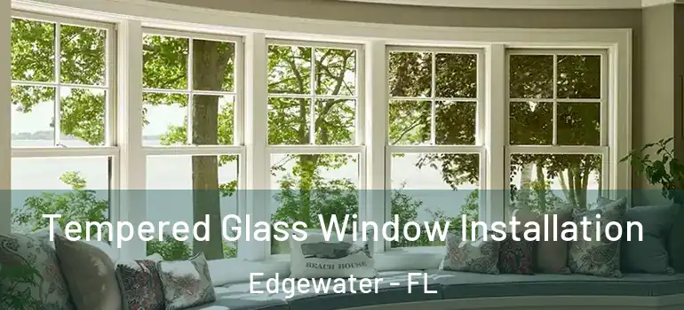 Tempered Glass Window Installation Edgewater - FL